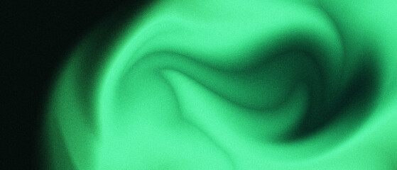 Abstract Noisy Paris Green Colored Grainy Gradient Background Blurred Defocused Noise Texture Template For Banner, Poster, Wallpaper, Backdrop, Presentation