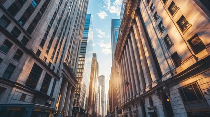 Wall Street , Financial District , Lower Manhattan , New York City Finance