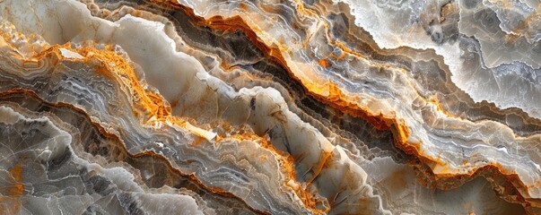 Smooth polished stone with natural patterns, 4K hyperrealistic photo