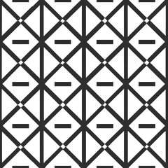 Naklejka premium Seamless geometric pattern with repeating squares and triangles