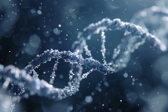 Interaction of a CRISP molucule and DNA strand