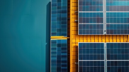 A solar panel on the roof is an alternative form of energy that helps save resources and promotes sustainable living