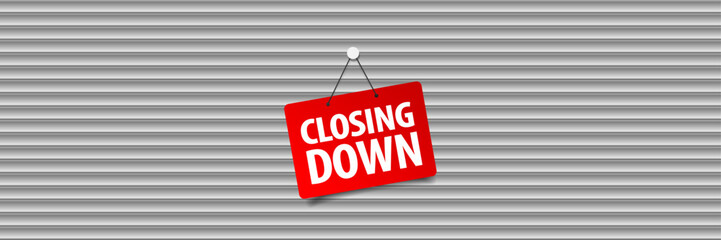 Closing down