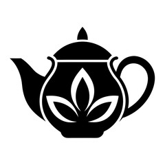 Tea Logo Icon silhouette