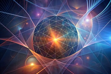 Fototapeta premium visualization of fractal realms