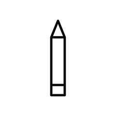 pencil computer mouse cursor click pencil pointer pointing up outline style