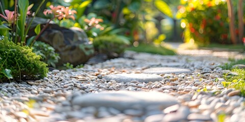 Fototapeta premium Integrating Nature and Technology Phygital Wellness Gardens for Growth and Wellbeing. Concept Nature Integration, Technology, Wellness Gardens, Growth, Wellbeing