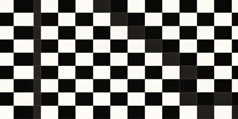 Fototapeta premium Checkerboard Pattern, black and white, tile, geometric, abstract , chessboard, pattern, design, background, monochrome