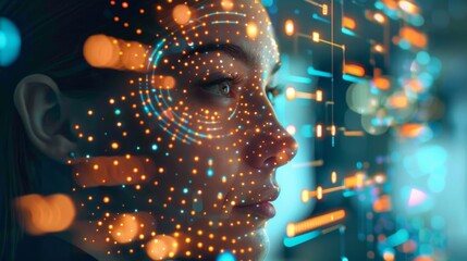 Advanced Technology: Human DNA Analysis Radar Interface