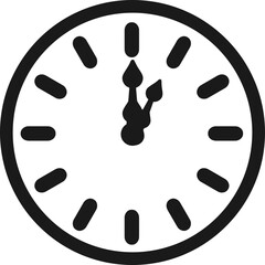 1 O'clock Clock Face 