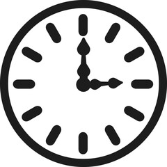 3 O'clock Clock Face 