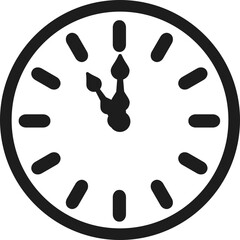 11 O'clock Clock Face 