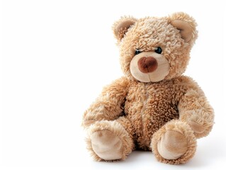 teddy bear isolated on white