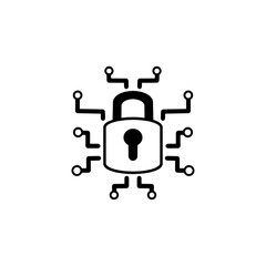 cryptography vector icon. cryptography, technology, internet filled icons from flat bitcoin concept. Isolated black glyph icon, vector illustration symbol element for web design and mobile apps