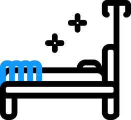 hospital bed icon
