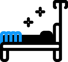 hospital bed icon
