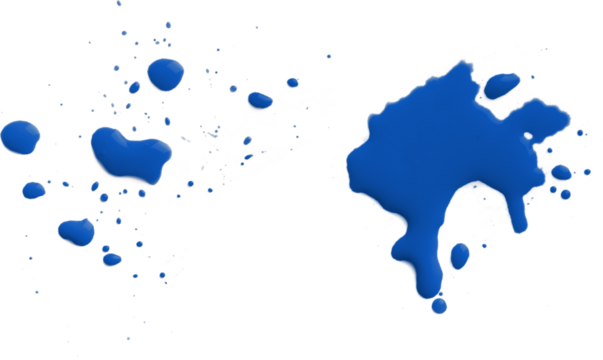 Deep Blue Paint Splash 3