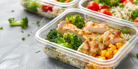 Strategically Plan Well-Balanced Meals for Efficient Nutrition and Cooking. Concept Meal Planning, Balanced Nutrition, Efficient Cooking, Healthy Recipes