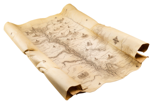 PNG Document paper map white background. - Powered by Adobe