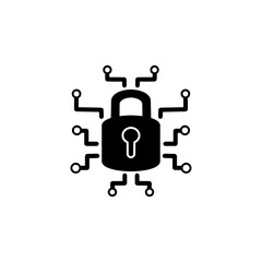 cryptography vector icon. cryptography, technology, internet filled icons from flat bitcoin concept. Isolated black glyph icon, vector illustration symbol element for web design and mobile apps