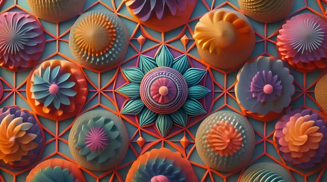 pattern with easter eggs