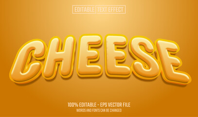 cheese editable text effect
