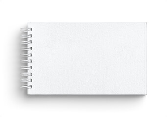 White Spiral Bound Notebook