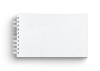 White Spiral Bound Notebook