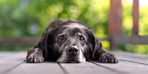 Understanding the Impact of Arthritis on Dogs' Joint Mobility and Wellbeing. Concept Arthritis in Dogs, Joint Mobility, Canine Wellbeing, Pet Health, Arthritis Treatment