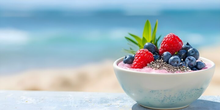 Wellness retreat with healthy eating yoga smoothie bowl workshops in nature. Concept Healthy Eating, Yoga Workshops, Nature Retreat, Smoothie Bowl Sessions