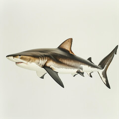 Obraz premium Animal Portrait: Bull Shark, Realistic Photography