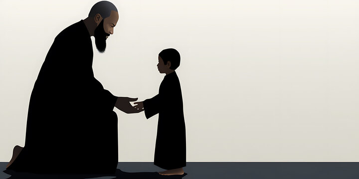 A father's love is like a mountain, strong and steadfast.