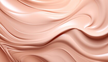 cosmetic foundation liquid wavy texture