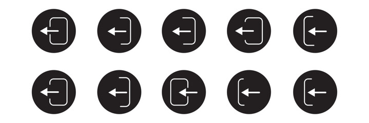 Website user logout isolated icon, web site account log out linear icon, site profile exit outline vector icon
