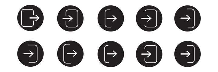 login thin line vector icon illustration