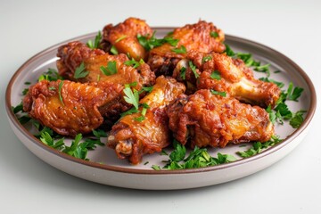 Tempting Chicken Wings and Frog Legs with Crispy Coating