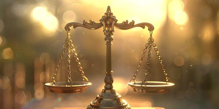 Libra on an abstract background