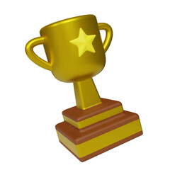 3D Trophy Cup