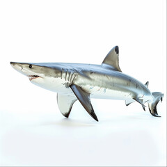 Fototapeta premium Animal Portrait: Shortfin Mako Shark, Realistic Photography