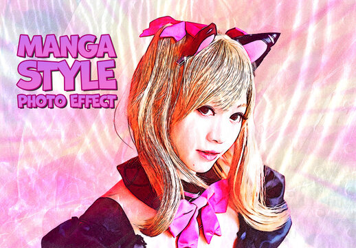 Manga Style Photo Effect