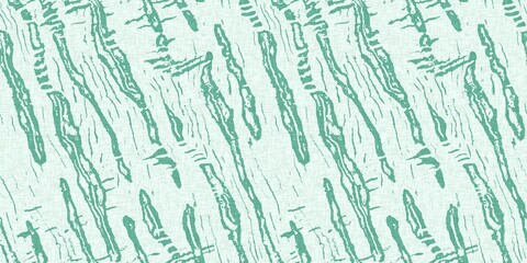 Aegean teal light soft wave linen pattern background. Broken line stripe border effect for rustic coastal marine surface design. 