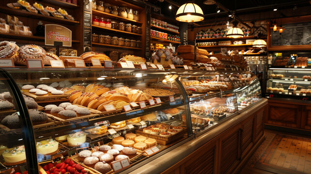 bakery in a shop