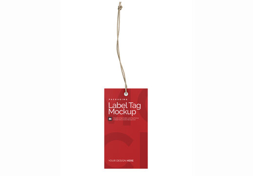 Label Tag Mockup