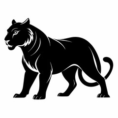 Tiger Black silhouette