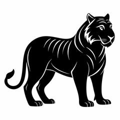 Tiger Black silhouette