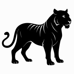 Tiger Black silhouette