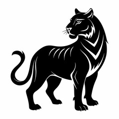 Tiger Black silhouette