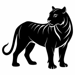 Tiger Black silhouette