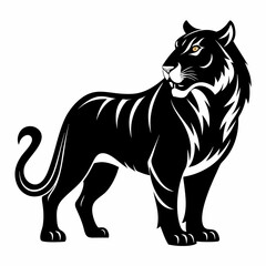 Tiger Black silhouette