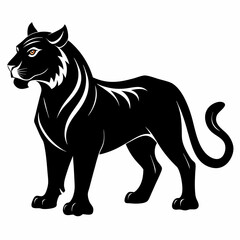 Tiger Black silhouette